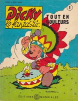 Scan d'une couverture Dicky Le Fantastic Couleurs dessine par Moreau Robert